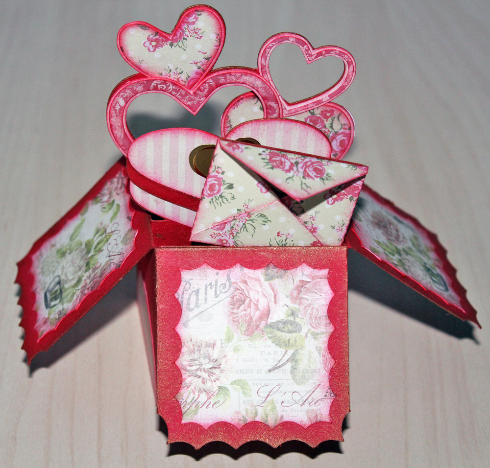 Rose Shabby Card