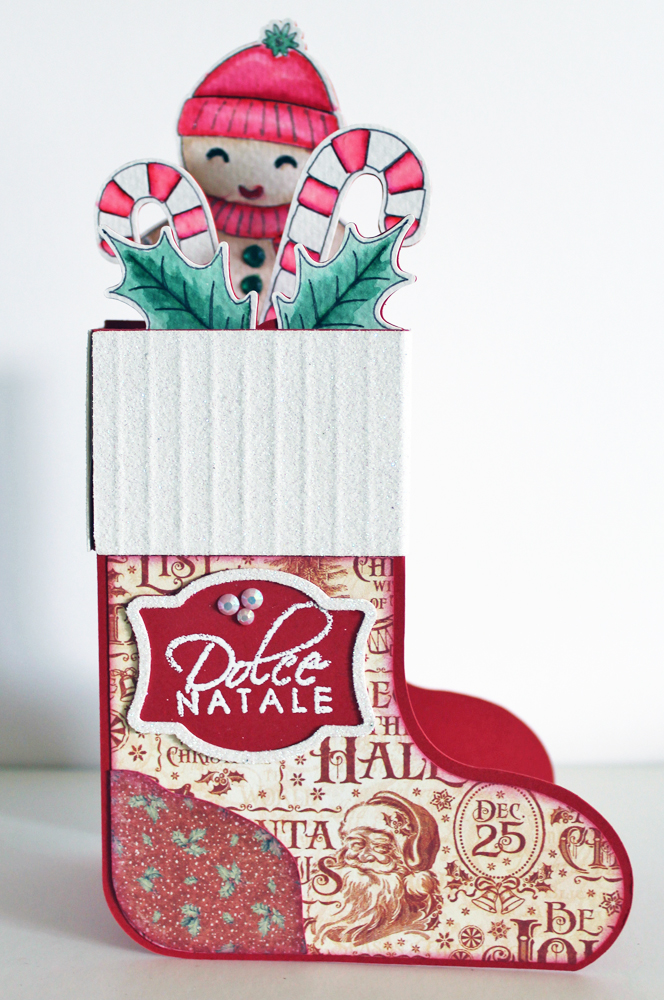 Card Calza di Natale