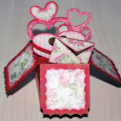 Rose Shabby Card